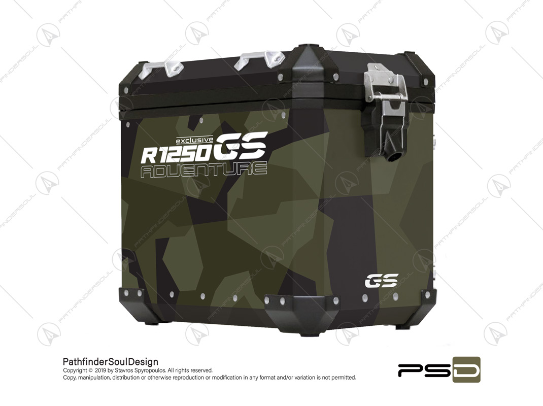 R1250 GSA SWEDISH M90 CAMOUFLAGE STICKERS