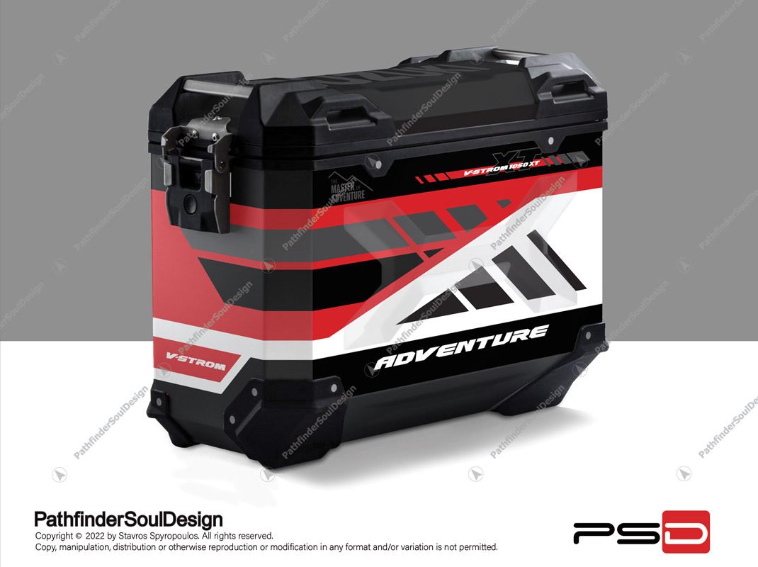 V-STROM 1050 XT STICKERS FOR PANNIERS SIDE CASES