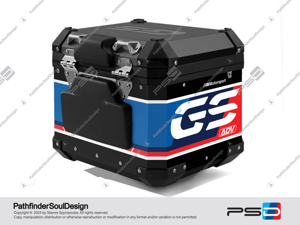 Tiger 900 Rally Pro Expedition panniers stickers kit